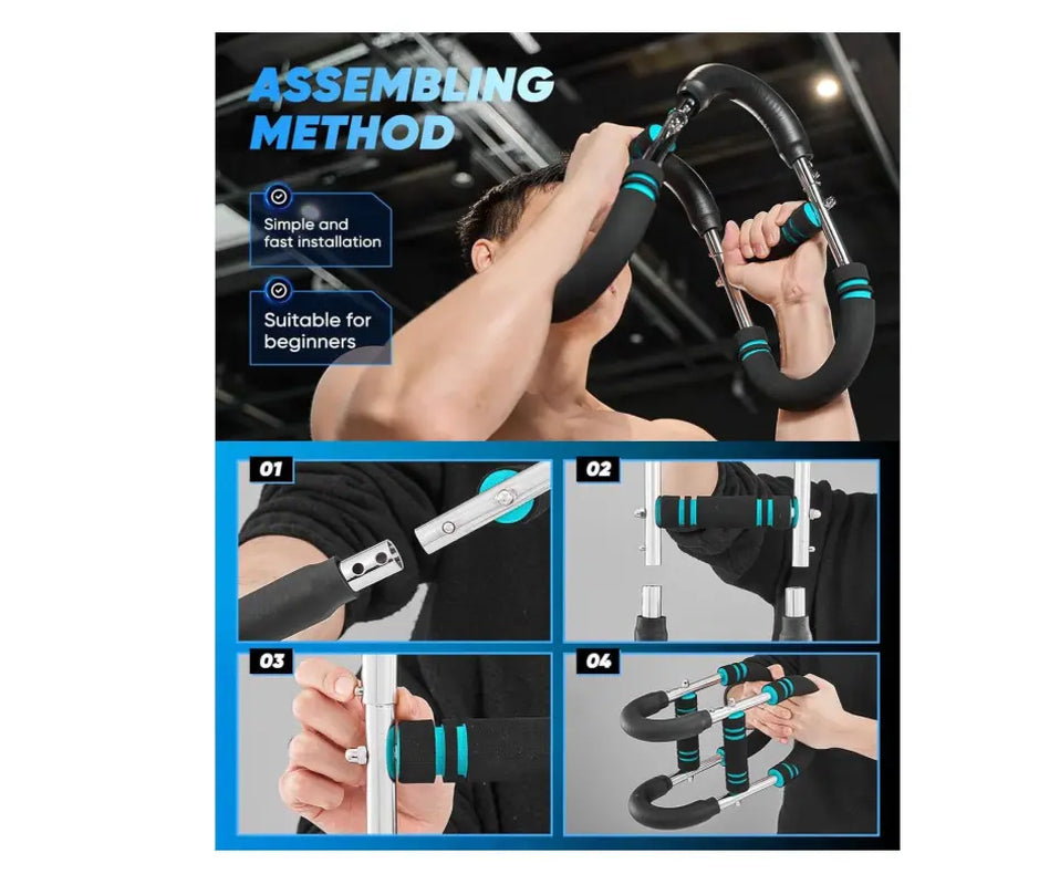 Twister Arm Exerciser,40-110Lb Adjustable Chest Workout Equipment